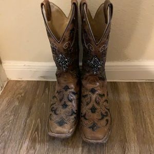 Square-Toe Corral Boots Women’s Size 7-1/2